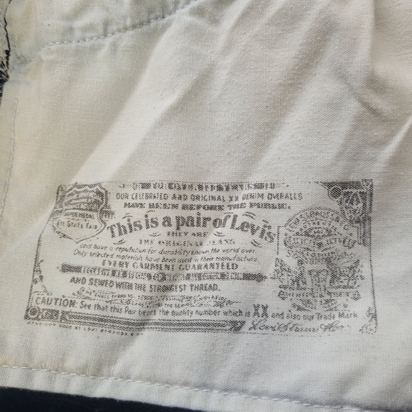 Vintage Levis 501 Denim Jeans Button Fly 38x32 Made In Mexico - Picture 7 of 13